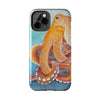 Red Pacific Octopus Watercolor Ink Art Mate Tough Phone Cases Case