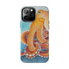 Red Pacific Octopus Watercolor Ink Art Mate Tough Phone Cases Case