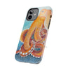 Red Pacific Octopus Watercolor Ink Art Mate Tough Phone Cases Case