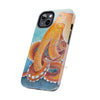 Red Pacific Octopus Watercolor Ink Art Mate Tough Phone Cases Case