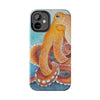 Red Pacific Octopus Watercolor Ink Art Mate Tough Phone Cases Case