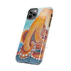 Red Pacific Octopus Watercolor Ink Art Mate Tough Phone Cases Case