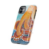 Red Pacific Octopus Watercolor Ink Art Mate Tough Phone Cases Case