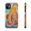 Red Pacific Octopus Watercolor Ink Art Mate Tough Phone Cases Iphone 11 Case