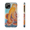 Red Pacific Octopus Watercolor Ink Art Mate Tough Phone Cases Iphone 11 Pro Max Case