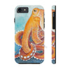 Red Pacific Octopus Watercolor Ink Art Mate Tough Phone Cases Iphone 7 8 Se Case