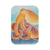 Red Pacific Octopus Watercolor Ink Ii Art Bath Mat 24’ × 17’ Home Decor