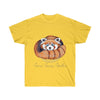 Red Panda Bear Ink Art Ultra Cotton Tee Daisy / S T-Shirt