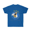 Save The Bees! Watercolor Ink Splash Art Dark Unisex Ultra Cotton Tee Royal / S T-Shirt