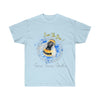 Save The Bees! Watercolor Ink Splash Art Ultra Cotton Tee Light Blue / S T-Shirt