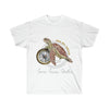 Save The Sea Turtles Art Ultra Cotton Tee White / S T-Shirt