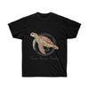 Sea Turtle Art Dark Unisex Ultra Cotton Tee Black / S T-Shirt