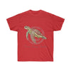 Sea Turtle Art Dark Unisex Ultra Cotton Tee Red / S T-Shirt