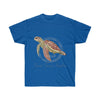 Sea Turtle Art Dark Unisex Ultra Cotton Tee Royal / S T-Shirt