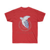 Sea Turtle Blue Purple Ink Watercolor Art Dark Unisex Ultra Cotton Tee Red / S T-Shirt