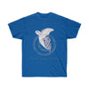 Sea Turtle Blue Purple Ink Watercolor Art Dark Unisex Ultra Cotton Tee Royal / S T-Shirt