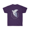 Sea Turtle Blue Purple Ink Watercolor Art Dark Unisex Ultra Cotton Tee / S T-Shirt