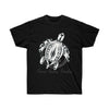 Sea Turtle Tribal Tattoo Ink Art Dark Unisex Ultra Cotton Tee Black / S T-Shirt