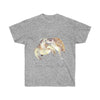 Sea Turtles Love Watercolor Art Ultra Cotton Tee Sport Grey / S T-Shirt