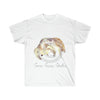 Sea Turtles Love Watercolor Art Ultra Cotton Tee White / S T-Shirt