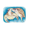 Sea Turtles Watercolor Art Blue Bath Mat Small 24X17 Home Decor