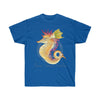 Seahorse Lady Orange Magenta Art Dark Unisex Ultra Cotton Tee Royal / S T-Shirt