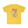 Seahorse Lady Orange Magenta Art Ultra Cotton Tee Daisy / S T-Shirt