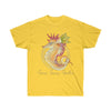 Seahorse Lady Orange Magenta Art Ultra Cotton Tee Daisy / S T-Shirt