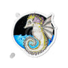 Seahorse Sea-Bat Whimsical Fantasy Ink Art Die-Cut Magnets 3 X / 1 Pc Home Decor