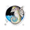 Seahorse Sea-Bat Whimsical Fantasy Ink Art Die-Cut Magnets 4 X / 1 Pc Home Decor