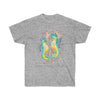 Seahorses And Algae Watercolor Art Ultra Cotton Tee Sport Grey / S T-Shirt