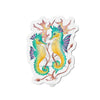 Seahorses And The Algae Kelp Watercolor Art Die-Cut Magnets 3 X / 1 Pc Home Decor