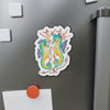 Seahorses And The Algae Kelp Watercolor Art Die-Cut Magnets Home Decor