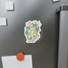 Seahorses And The Algae Kelp Watercolor Art Die-Cut Magnets Home Decor