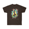 Seahorses And The Algae Watercolor Art Dark Unisex Ultra Cotton Tee Chocolate / S T-Shirt