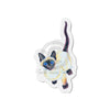 Siamese Kitten Watercolor Die-Cut Magnets 2 X / 1 Pc Home Decor