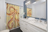 Sunny Octopus Watercolor Shower Curtains Home Decor