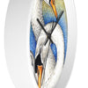 Swans Love Ink Art Wall Clock Home Decor