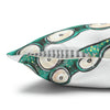 Teal Green Octopus Kraken Tentacles Ink White Art Spun Polyester Square Pillow Case Home Decor