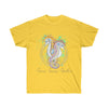 Two Seahorses Love Color Splash Ink Art Ultra Cotton Tee Daisy / S T-Shirt