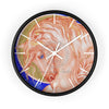 Unicorn Horse Fantasy Tree Watercolor Art Wall Clock Black / White 10 Home Decor