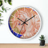 Unicorn Horse Fantasy Tree Watercolor Art Wall Clock Home Decor