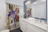 Vintage Colorful Magnolia Flowers Shower Curtains Home Decor