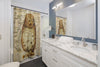 Vintage Owl Papyrus Chic Art Shower Curtain Home Decor