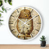 Vintage Owl Papyrus Shabby Chic Art Wall Clock Home Decor