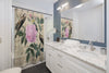 Vintage Pink Rose And Birds Music Art Shower Curtain Home Decor