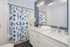 Vintage Sea Life Blue Marine Art Chic Shower Curtain Home Decor