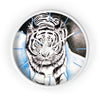 White Tiger In The Snow Ink Art Wall Clock / 10 Home Decor