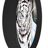 White Tiger In The Snow Ink Art Wall Clock Home Decor