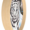 White Tiger In The Snow Ink Art Wall Clock Home Decor